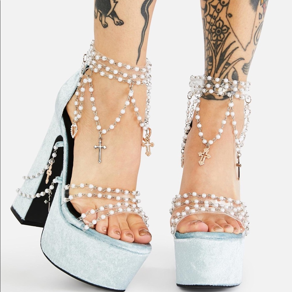 Powder Blue Holy Revelation Platform Sugar Thrillz